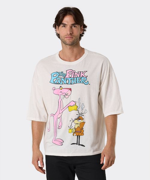 Playera de Licencia Pink Panter de  Caballero
