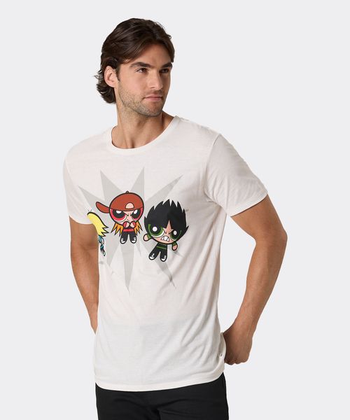 Playera de Licencia Chicas Superpoderosas de  Caballero