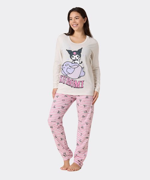 Set Pijama Pantalón y Playera Kuromi de  Dama