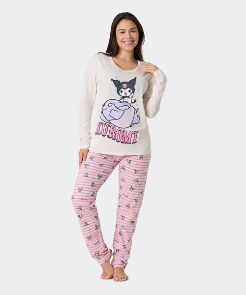 Set Pijama Pantalón y Playera Kuromi de  Dama