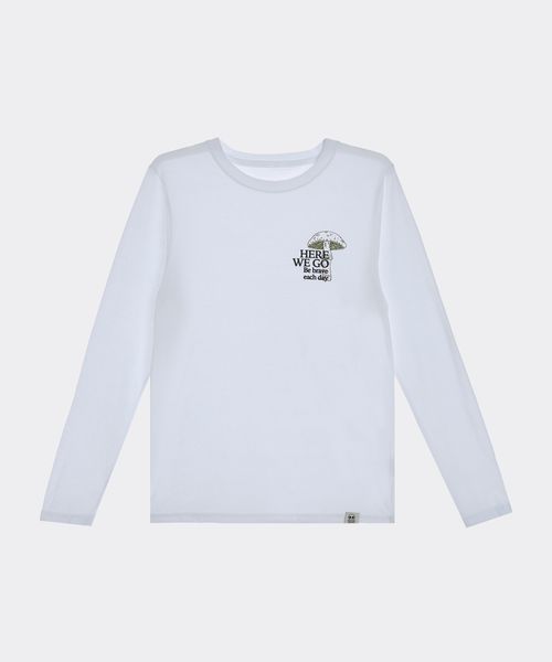 Playera Manga Larga  de  Niño Juvenil