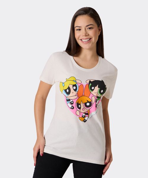 Playera de Licencia Chicas Superpoderosas de  Dama