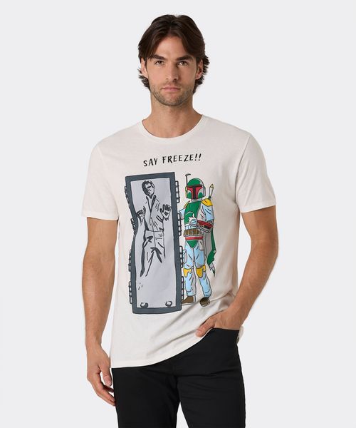 Playera de Licencia Star Wars de  Caballero