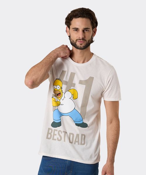 Playera de Licencia Simpsons de  Caballero