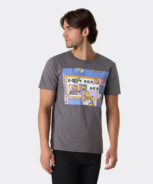 Playera de Licencia Simpsons de  Caballero