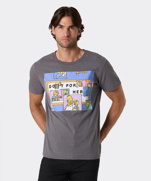 Playera de Licencia Simpsons de  Caballero
