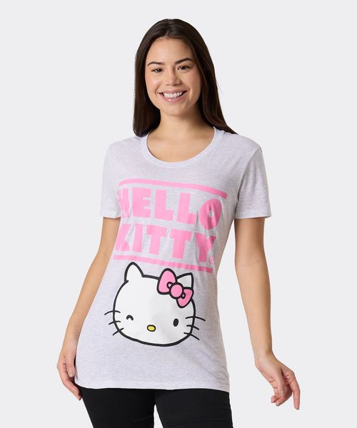 Playera de Licencia Hello Kitty de  Dama
