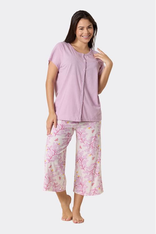 Set Pijama Pantalón y Playera  de  Dama