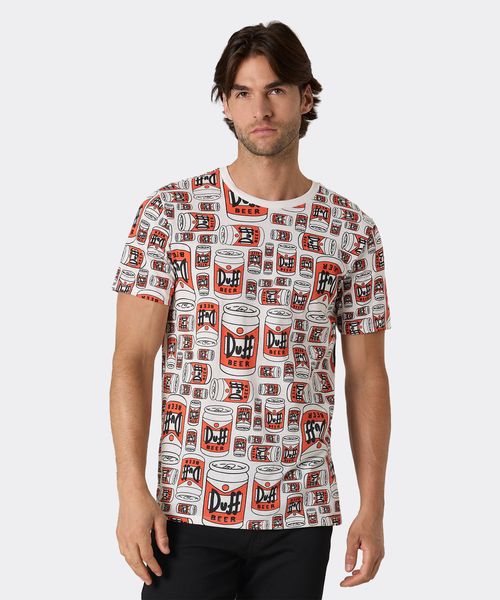 Playera de Licencia Simpsons de  Caballero