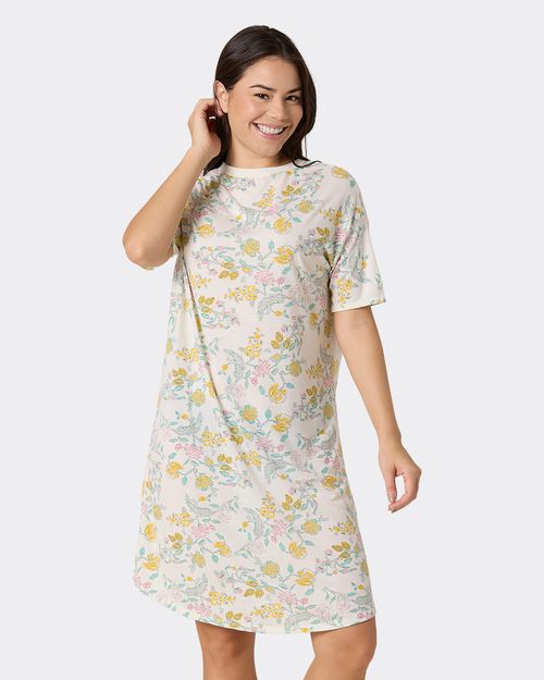 Camisón Manga Corta  de  Dama