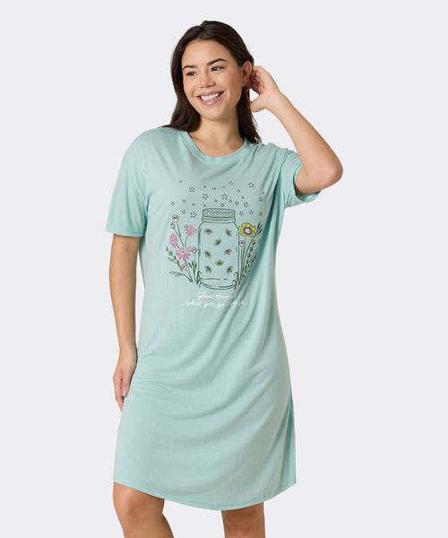 Camisón Manga Corta  de  Dama