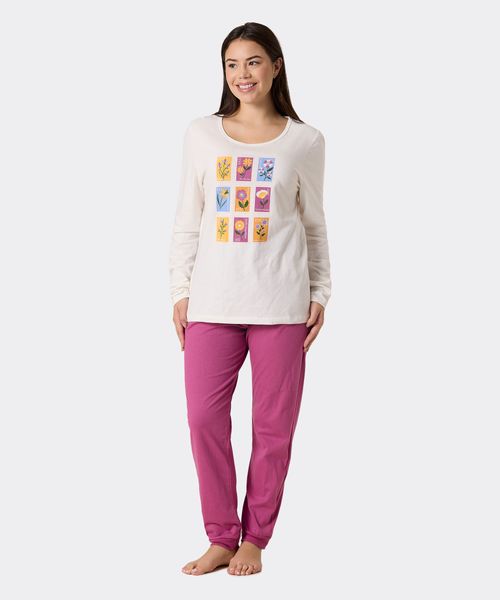 Set Pijama Pantalón y Playera  de  Dama