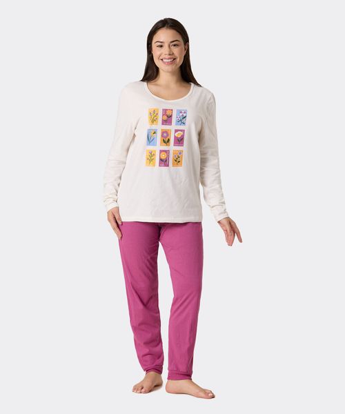 Set Pijama Pantalón y Playera  de  Dama
