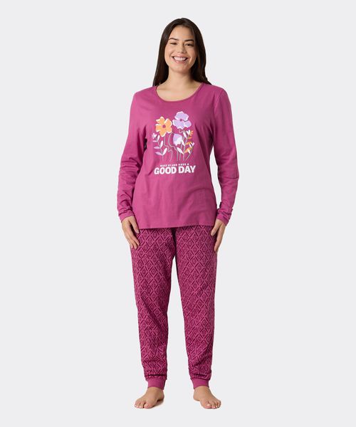 Set Pijama Pantalón y Playera  de  Dama