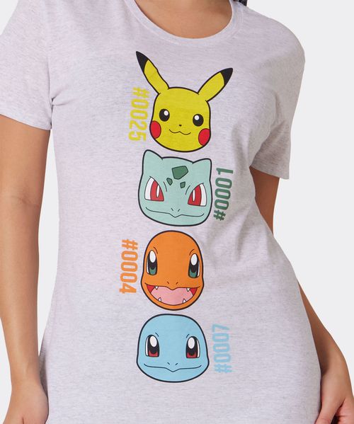 Playera de Licencia Pokemon de  Dama