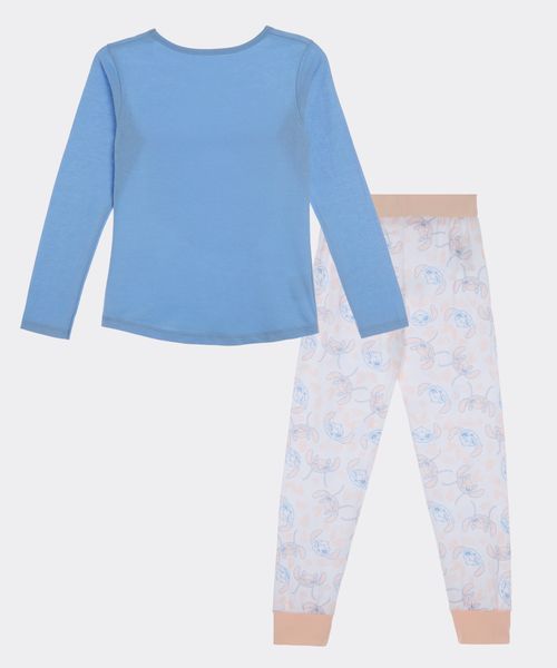 Set Pijama Pantalón y Playera Stitch de  Niña Infantil