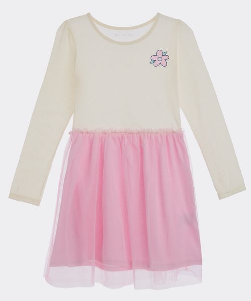 Vestido Manga Larga  de  Niña Infantil