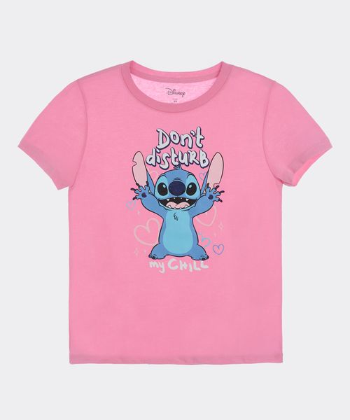 Playera de Licencia Stitch de  Niña Infantil