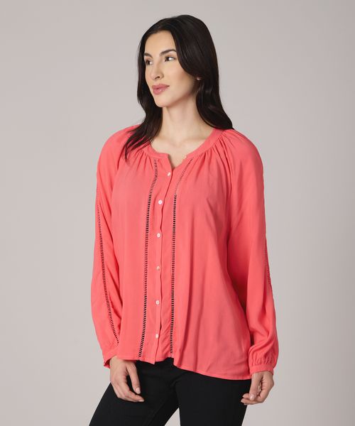 Blusa Manga Larga  de  Dama