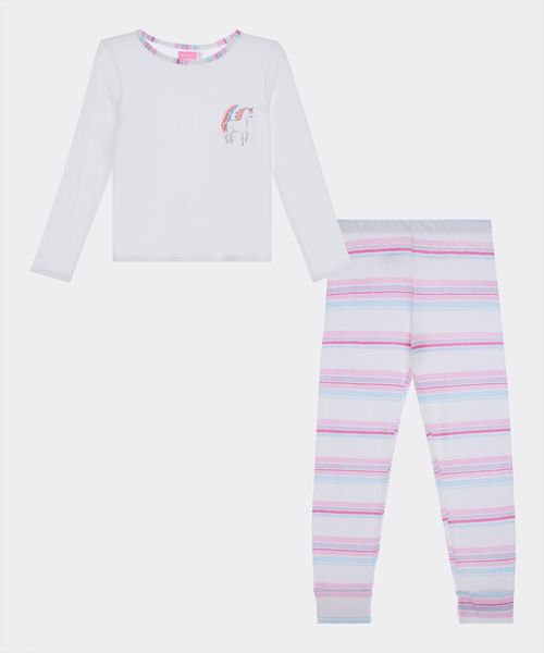 Set Pijama Pantalón y Playera  de  Niña Infantil