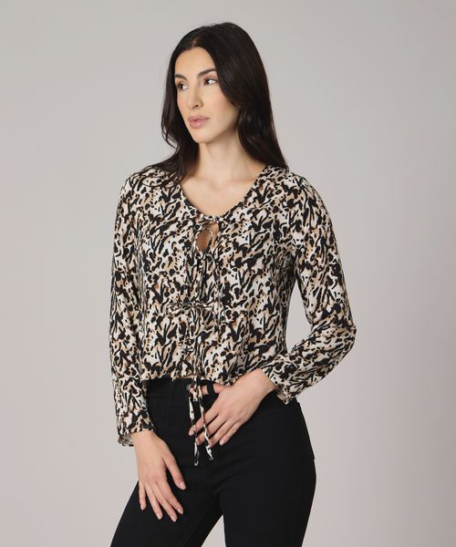 Blusa Manga Larga  de  Dama