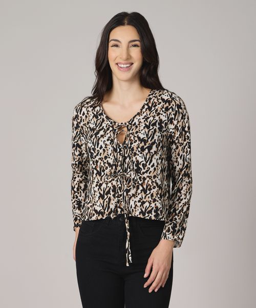 Blusa Manga Larga  de  Dama