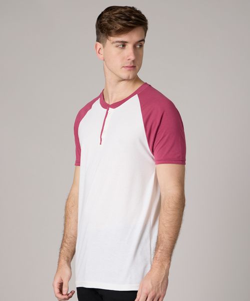 Playera Henley  de  Caballero