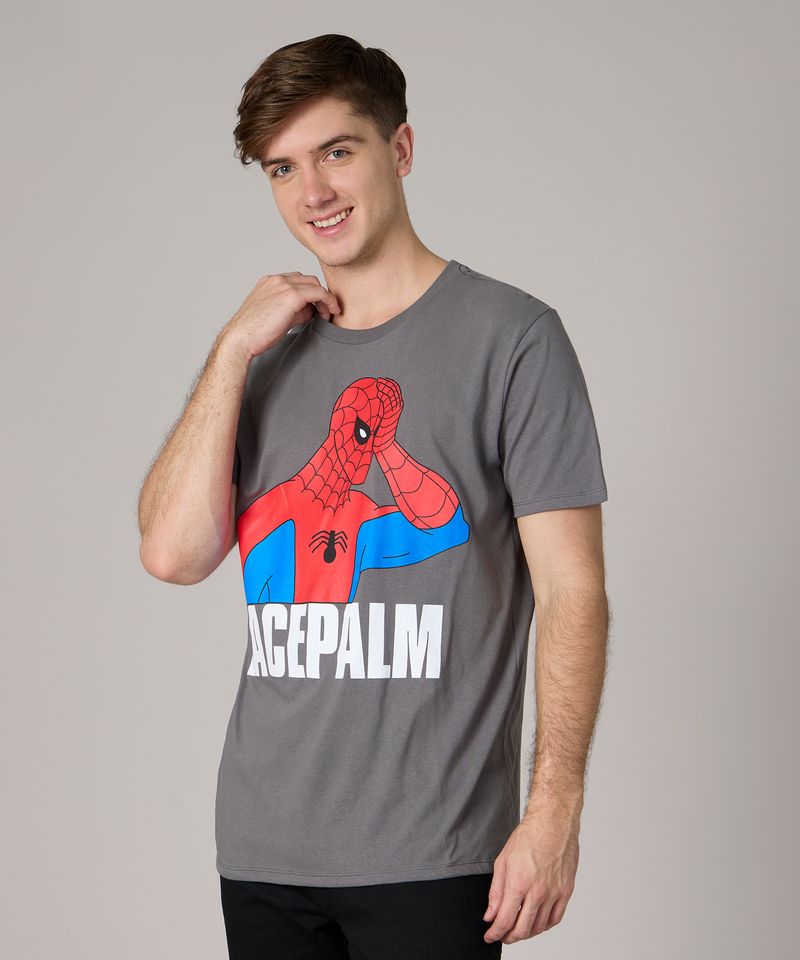 Playera de Licencia Spiderman de  Caballero