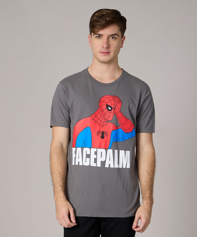 Playera de Licencia Spiderman de  Caballero