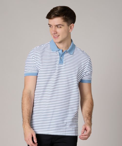 Playera Polo Manga Corta  de  Caballero