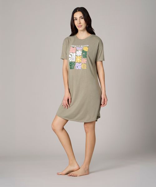 Camisón Manga Corta  de  Dama