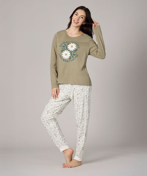 Set Pijama Pantalón y Playera  de  Dama
