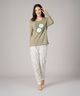 Set Pijama Pantalón y Playera  de  Dama