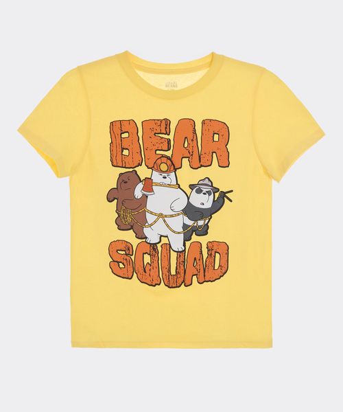 Playera de Licencia We Bare Bears de  Niño Infantil