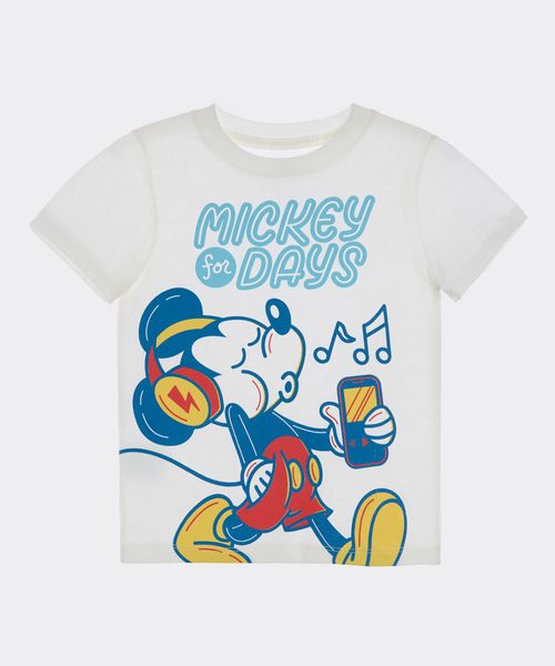 Playera de Licencia Mickey Mouse de  Bebo Años