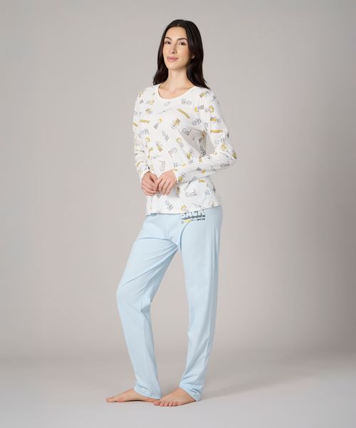 Set Pijama Pantalón y Playera Snoopy de  Dama