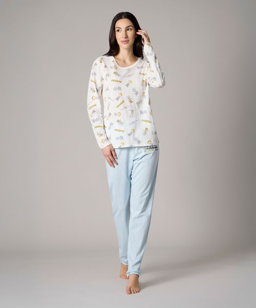 Set Pijama Pantalón y Playera Snoopy de  Dama