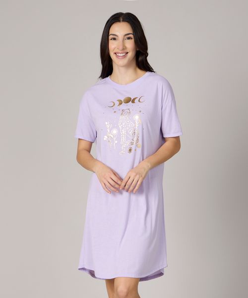 Camisón Manga Corta  de  Dama