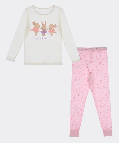 Set Pijama Pantalón y Playera  de  Niña Infantil