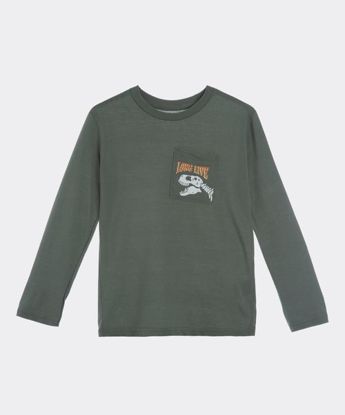 Playera Manga Larga  de  Niño Infantil