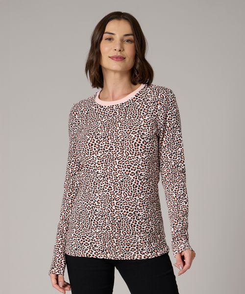 Playera Manga Larga  de  Dama