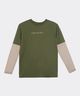 Playera Manga Larga  de  Niño Juvenil