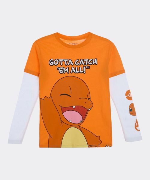 Playera de Licencia Pokemon de  Niño Infantil