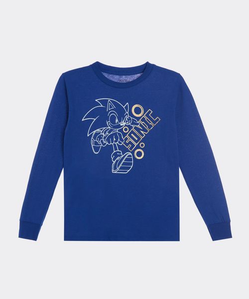 Playera de Licencia Sonic de  Niño Infantil