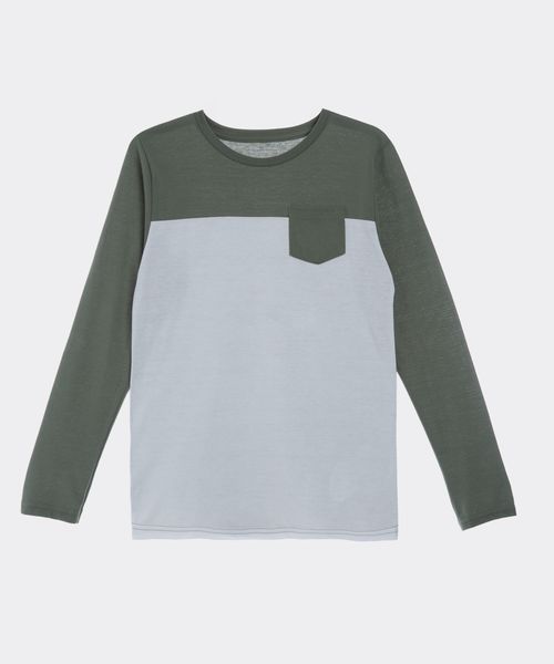Playera Manga Larga  de  Niño Juvenil