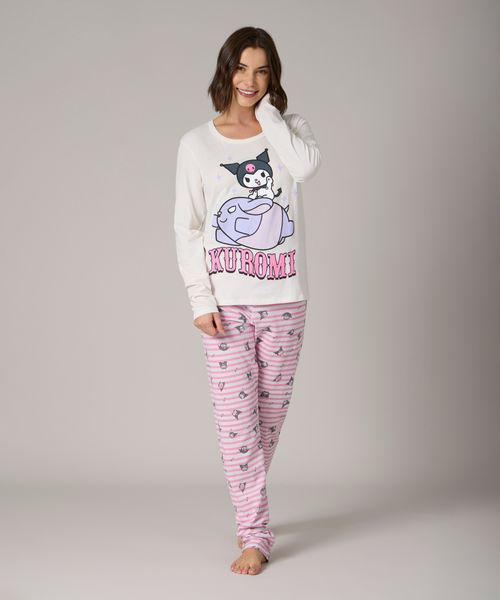 Set Pijama Pantalón y Playera Kuromi de  Dama