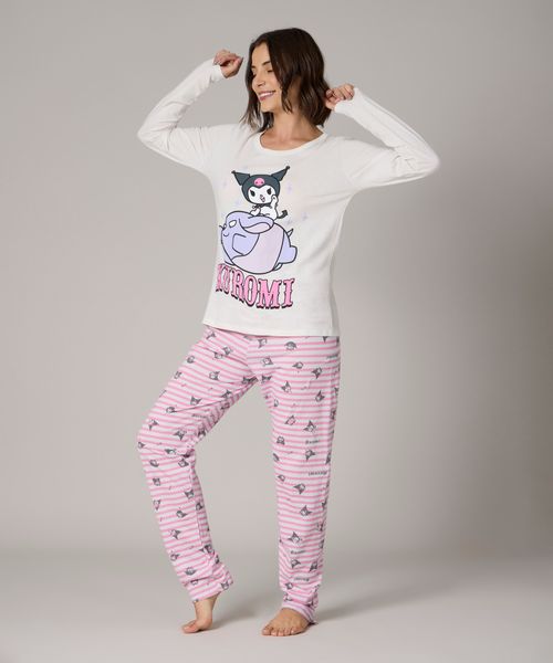 Set Pijama Pantalón y Playera Kuromi de  Dama