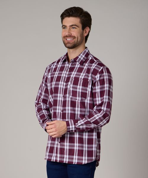 Camisa Manga Larga  de  Caballero