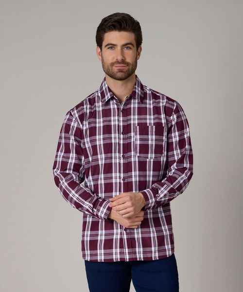 Camisa Manga Larga  de  Caballero