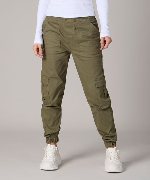 Jogger de Gabardina  de  Dama